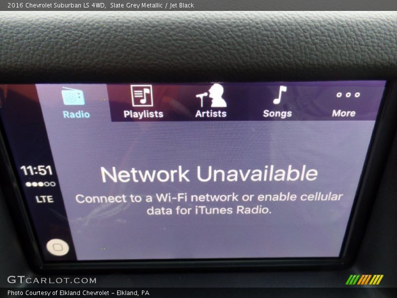Slate Grey Metallic / Jet Black 2016 Chevrolet Suburban LS 4WD