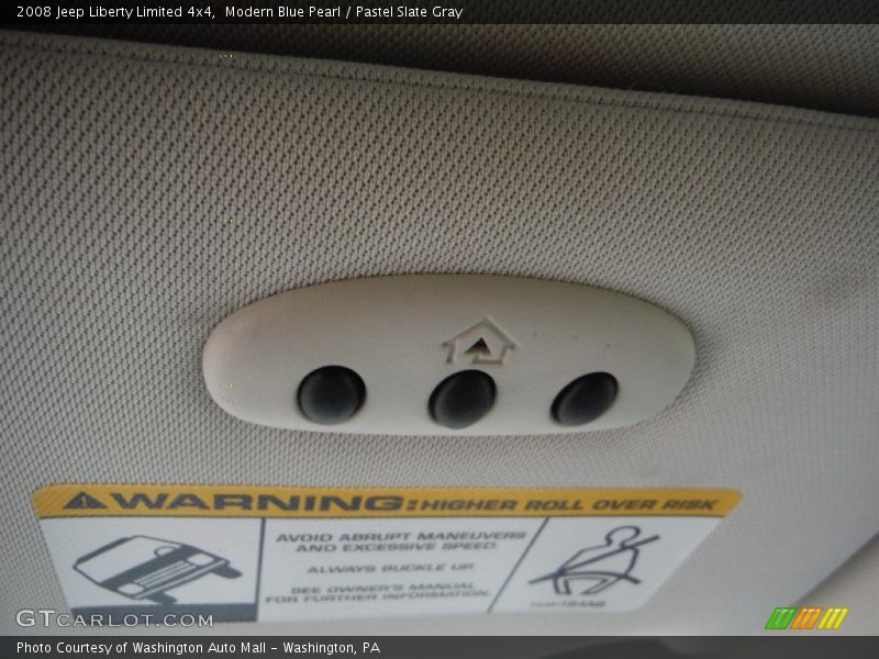 Modern Blue Pearl / Pastel Slate Gray 2008 Jeep Liberty Limited 4x4