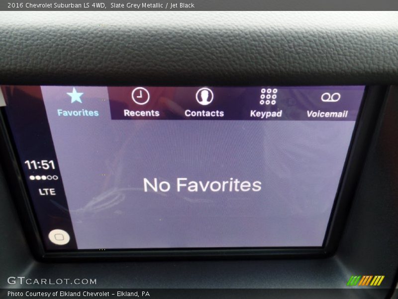 Slate Grey Metallic / Jet Black 2016 Chevrolet Suburban LS 4WD