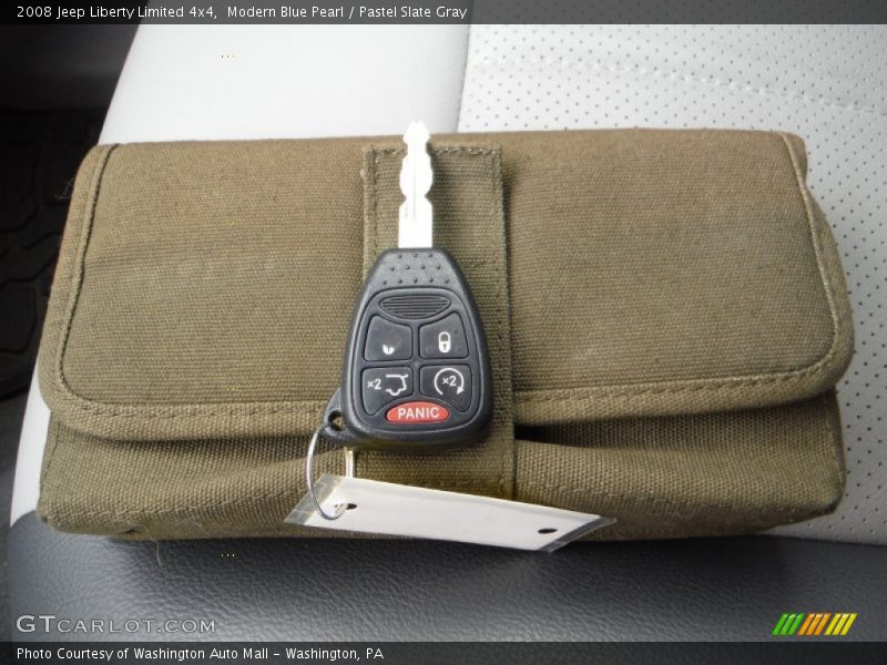 Modern Blue Pearl / Pastel Slate Gray 2008 Jeep Liberty Limited 4x4