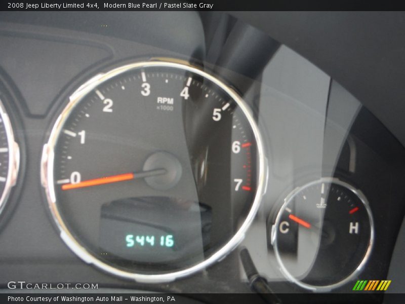 Modern Blue Pearl / Pastel Slate Gray 2008 Jeep Liberty Limited 4x4