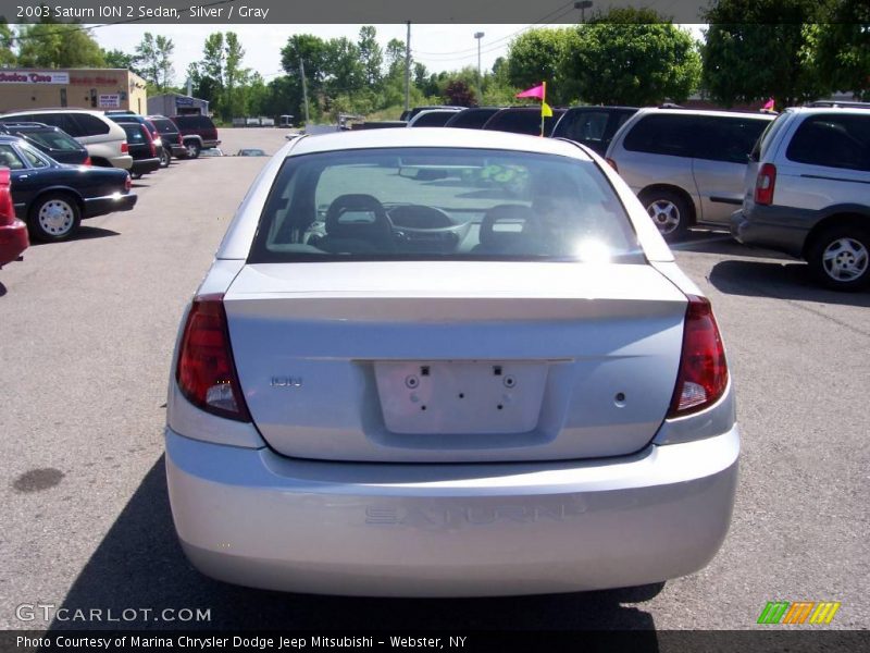 Silver / Gray 2003 Saturn ION 2 Sedan