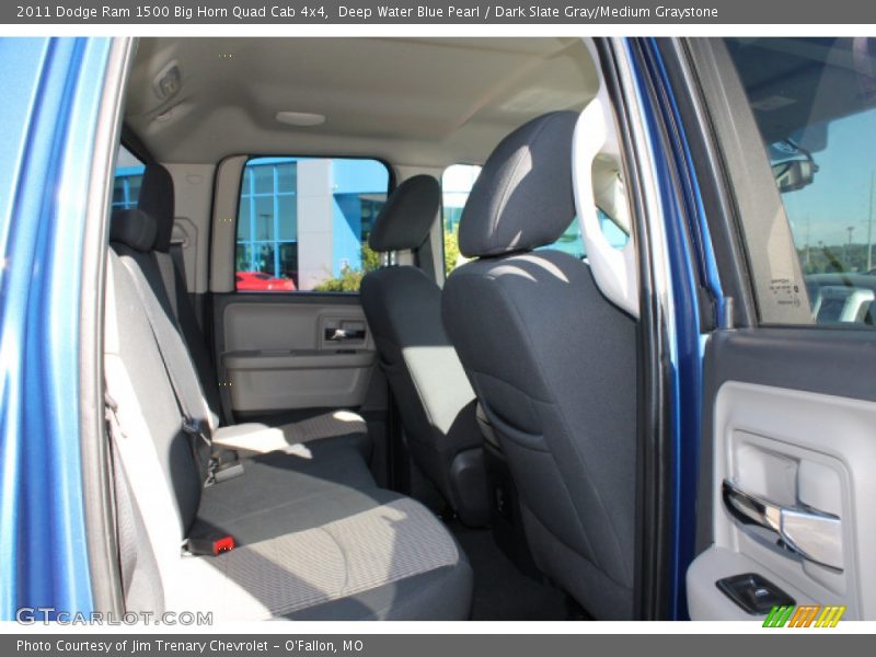 Deep Water Blue Pearl / Dark Slate Gray/Medium Graystone 2011 Dodge Ram 1500 Big Horn Quad Cab 4x4