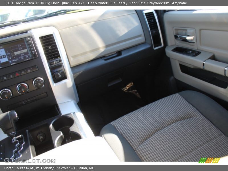 Deep Water Blue Pearl / Dark Slate Gray/Medium Graystone 2011 Dodge Ram 1500 Big Horn Quad Cab 4x4