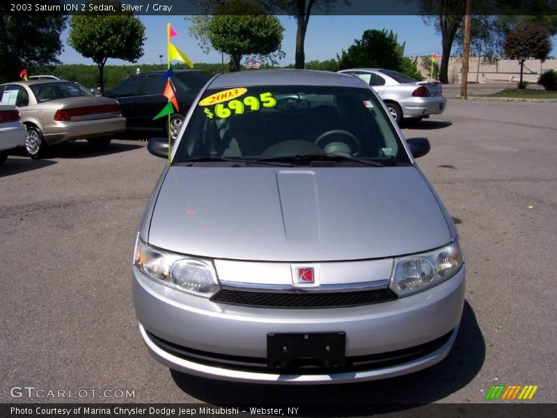 Silver / Gray 2003 Saturn ION 2 Sedan