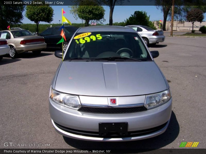 Silver / Gray 2003 Saturn ION 2 Sedan