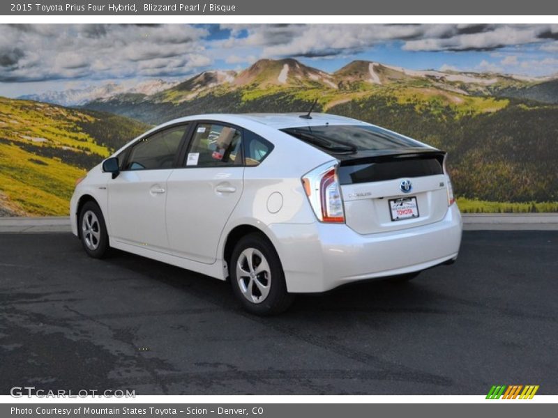 Blizzard Pearl / Bisque 2015 Toyota Prius Four Hybrid