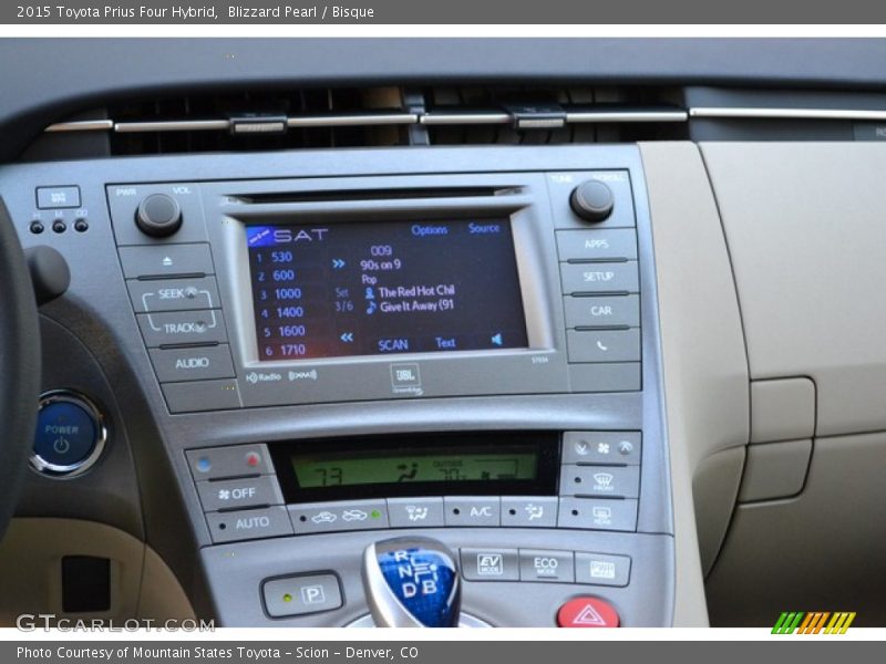Blizzard Pearl / Bisque 2015 Toyota Prius Four Hybrid