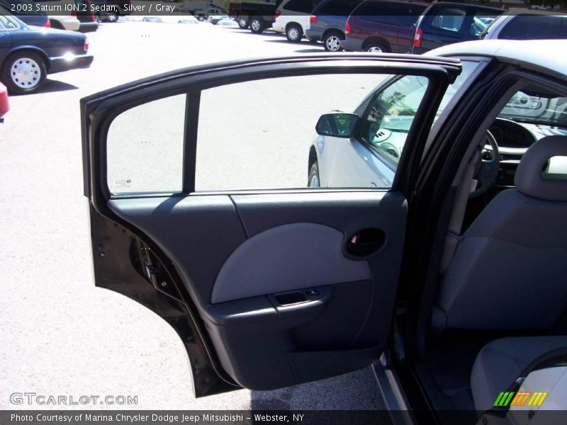 Silver / Gray 2003 Saturn ION 2 Sedan