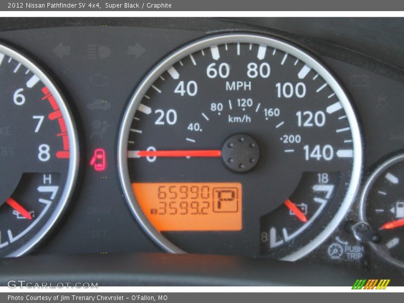 Super Black / Graphite 2012 Nissan Pathfinder SV 4x4