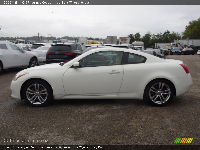 Moonlight White / Wheat 2009 Infiniti G 37 Journey Coupe