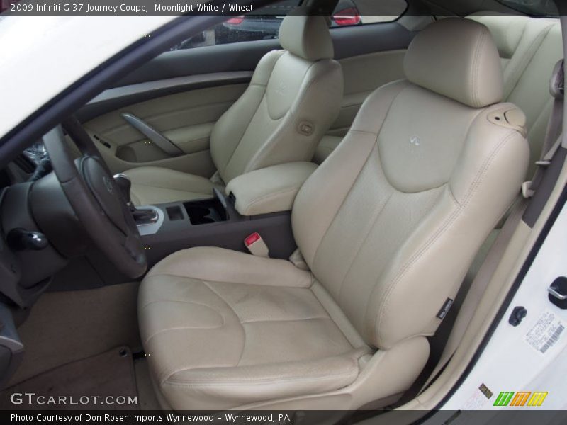  2009 G 37 Journey Coupe Wheat Interior