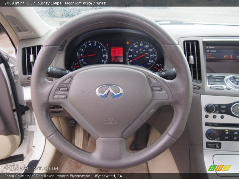  2009 G 37 Journey Coupe Steering Wheel