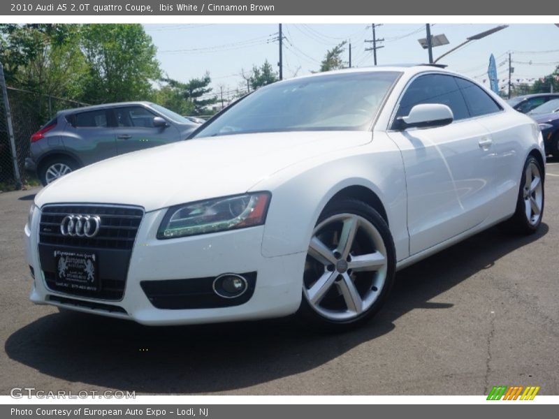 Ibis White / Cinnamon Brown 2010 Audi A5 2.0T quattro Coupe