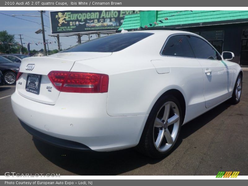 Ibis White / Cinnamon Brown 2010 Audi A5 2.0T quattro Coupe