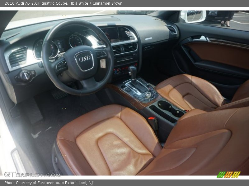 Ibis White / Cinnamon Brown 2010 Audi A5 2.0T quattro Coupe