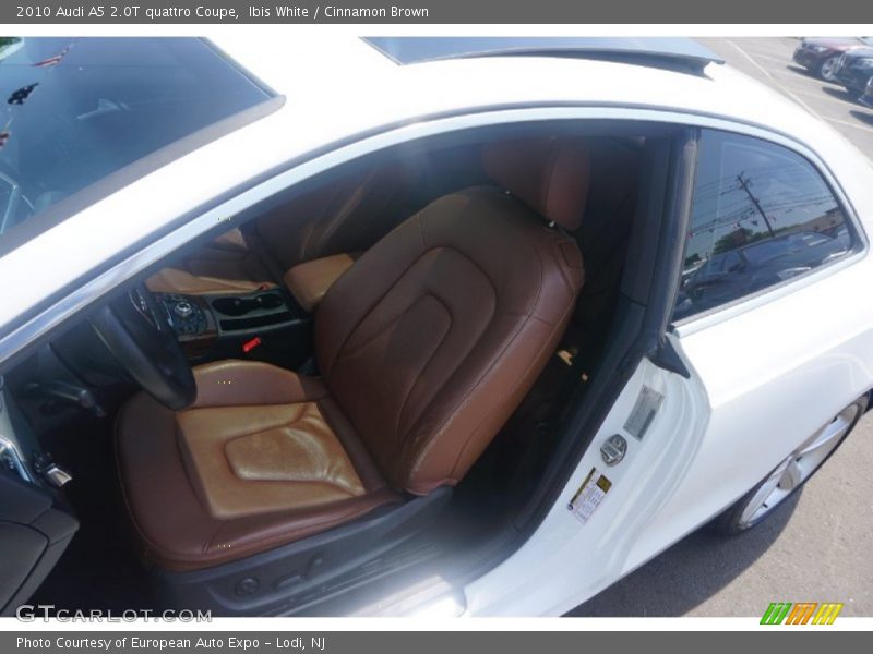 Ibis White / Cinnamon Brown 2010 Audi A5 2.0T quattro Coupe