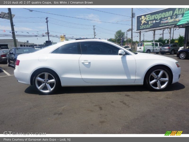 Ibis White / Cinnamon Brown 2010 Audi A5 2.0T quattro Coupe