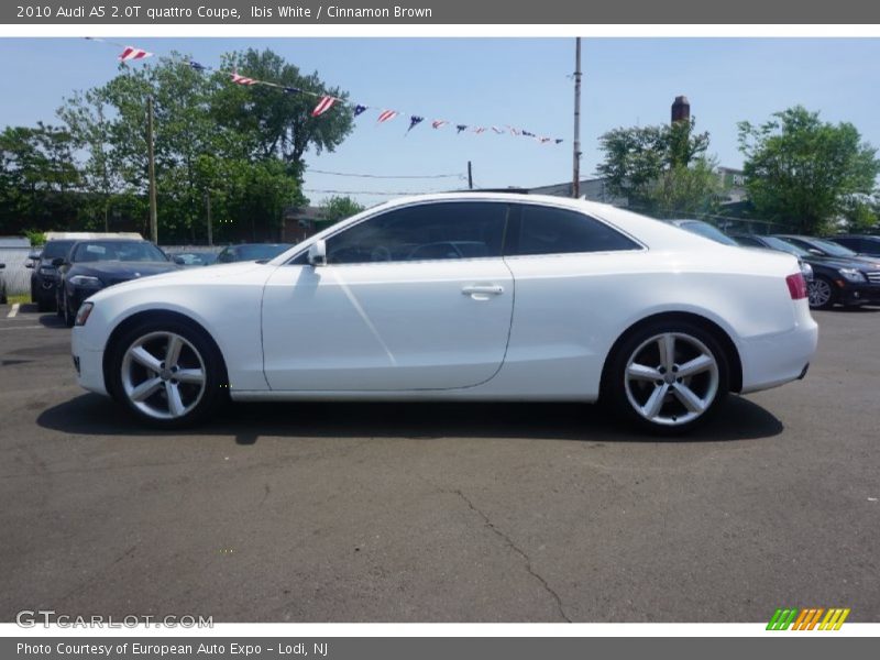 Ibis White / Cinnamon Brown 2010 Audi A5 2.0T quattro Coupe