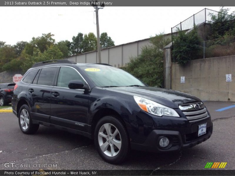 Deep Indigo Pearl / Ivory 2013 Subaru Outback 2.5i Premium