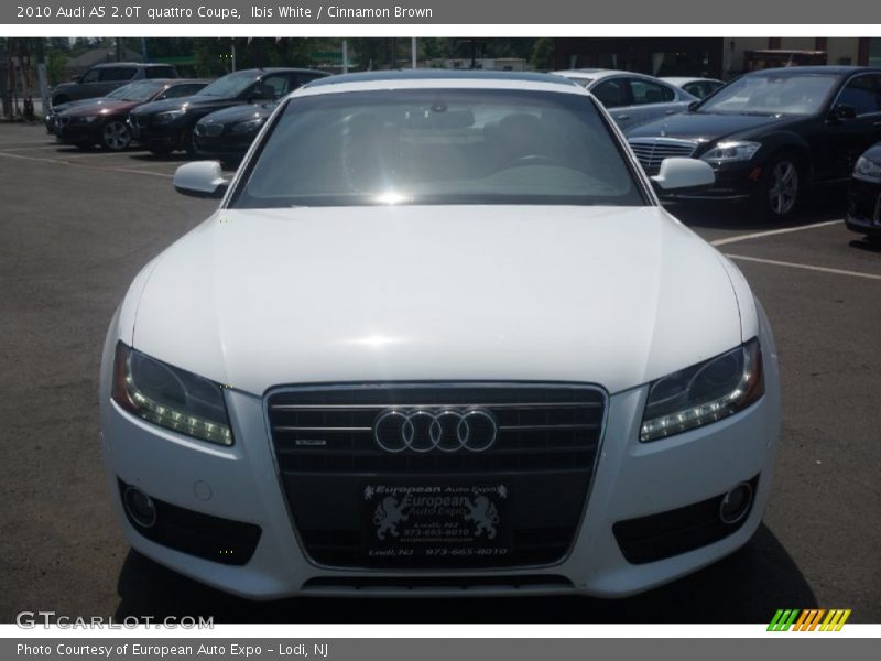 Ibis White / Cinnamon Brown 2010 Audi A5 2.0T quattro Coupe