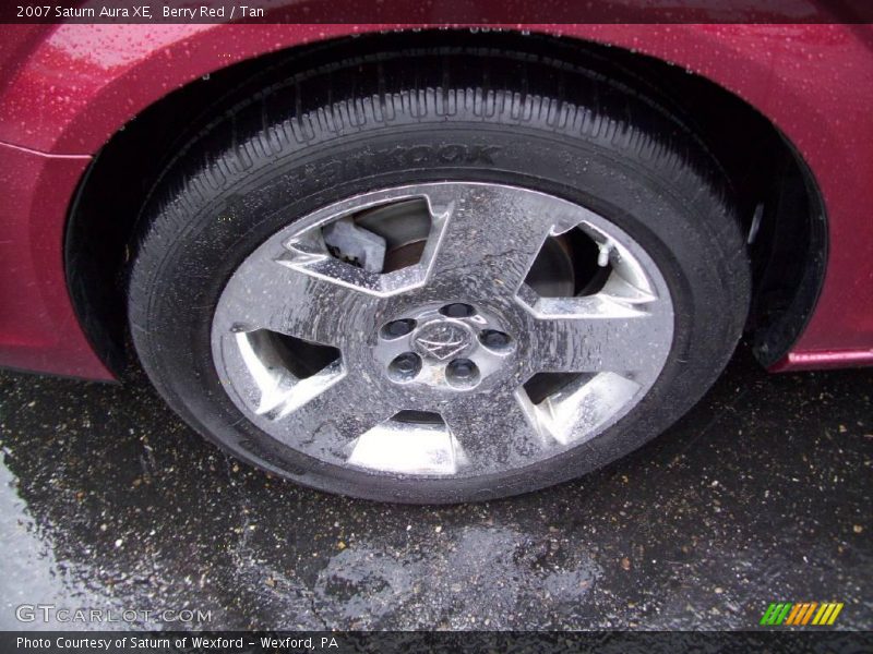 Berry Red / Tan 2007 Saturn Aura XE