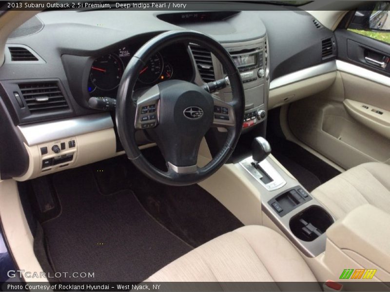 Deep Indigo Pearl / Ivory 2013 Subaru Outback 2.5i Premium