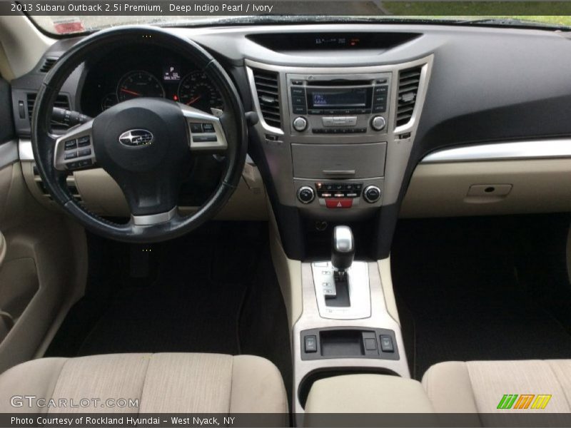 Deep Indigo Pearl / Ivory 2013 Subaru Outback 2.5i Premium