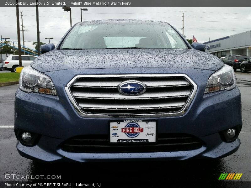 Twilight Blue Metallic / Warm Ivory 2016 Subaru Legacy 2.5i Limited