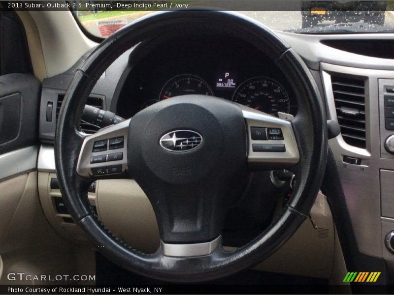 Deep Indigo Pearl / Ivory 2013 Subaru Outback 2.5i Premium