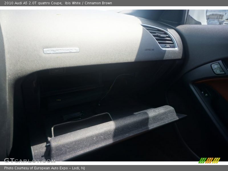 Ibis White / Cinnamon Brown 2010 Audi A5 2.0T quattro Coupe