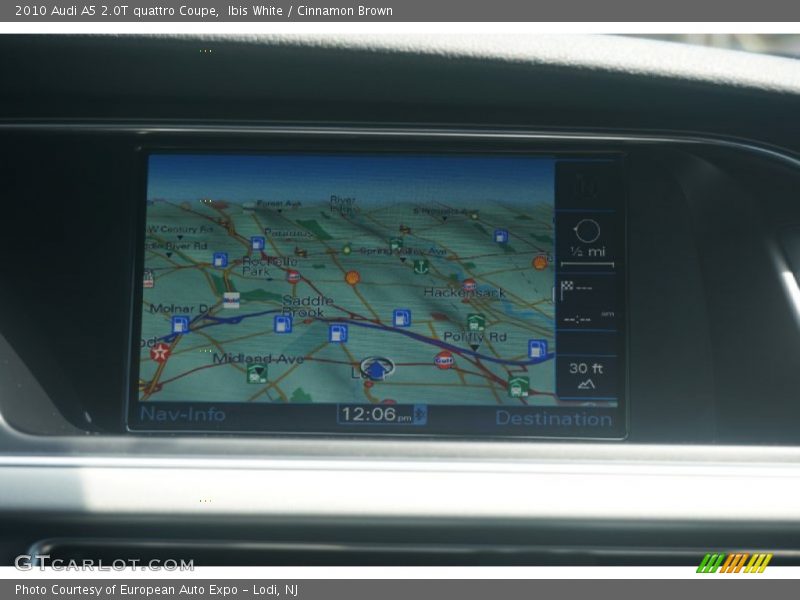 Ibis White / Cinnamon Brown 2010 Audi A5 2.0T quattro Coupe