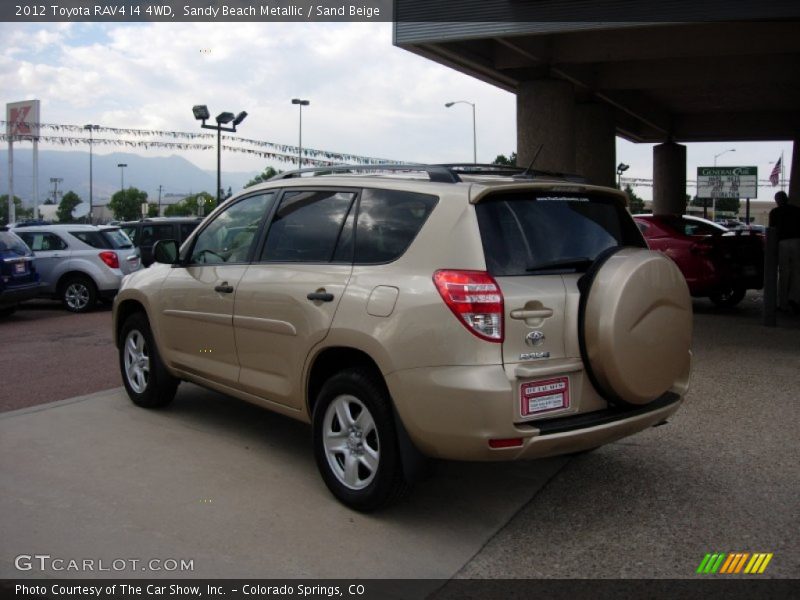 Sandy Beach Metallic / Sand Beige 2012 Toyota RAV4 I4 4WD