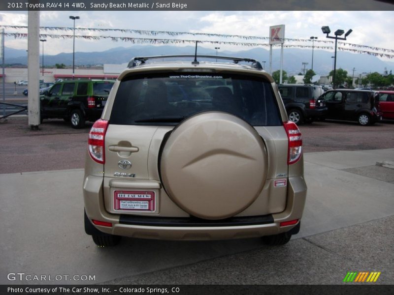 Sandy Beach Metallic / Sand Beige 2012 Toyota RAV4 I4 4WD