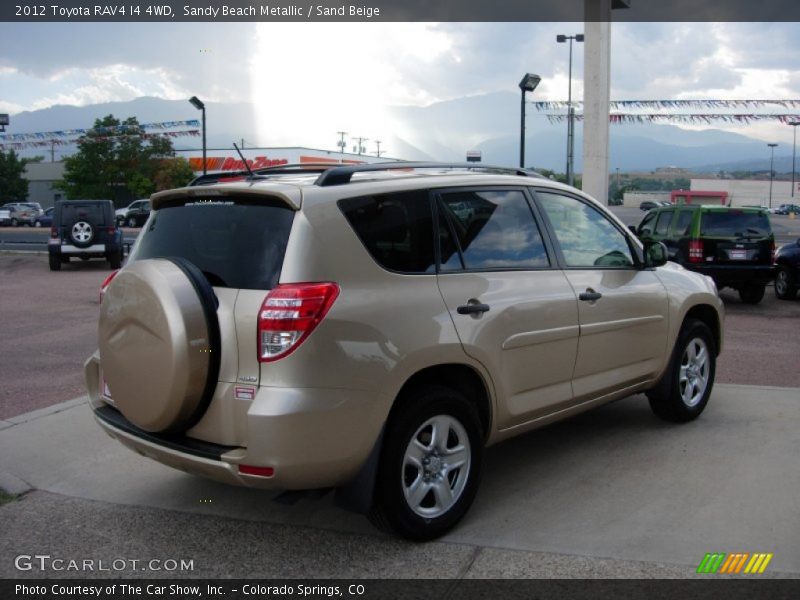 Sandy Beach Metallic / Sand Beige 2012 Toyota RAV4 I4 4WD