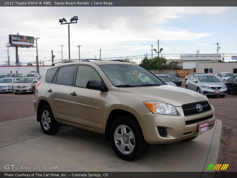 Sandy Beach Metallic / Sand Beige 2012 Toyota RAV4 I4 4WD