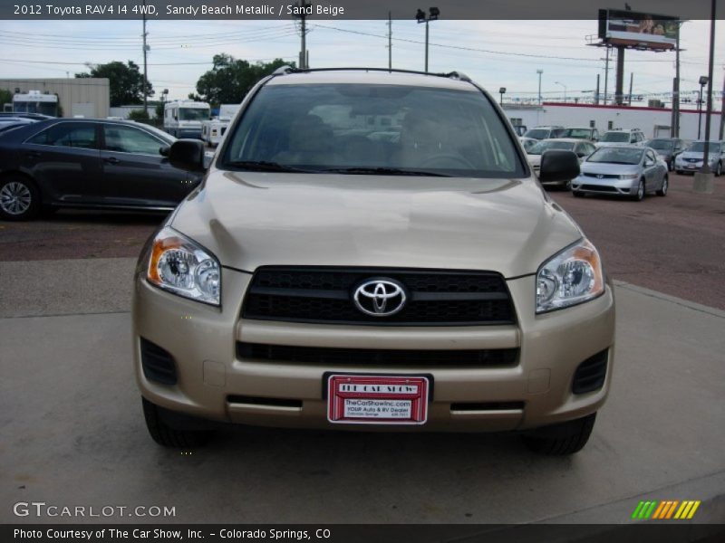 Sandy Beach Metallic / Sand Beige 2012 Toyota RAV4 I4 4WD