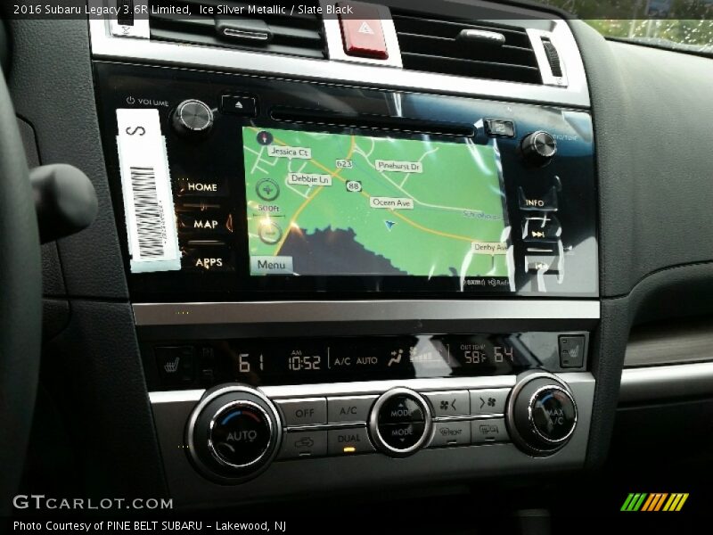 Ice Silver Metallic / Slate Black 2016 Subaru Legacy 3.6R Limited