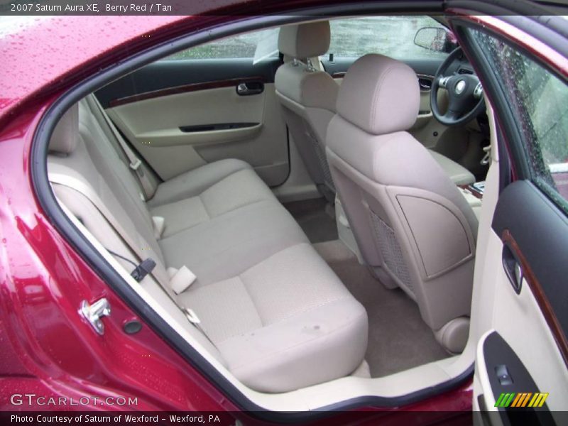 Berry Red / Tan 2007 Saturn Aura XE
