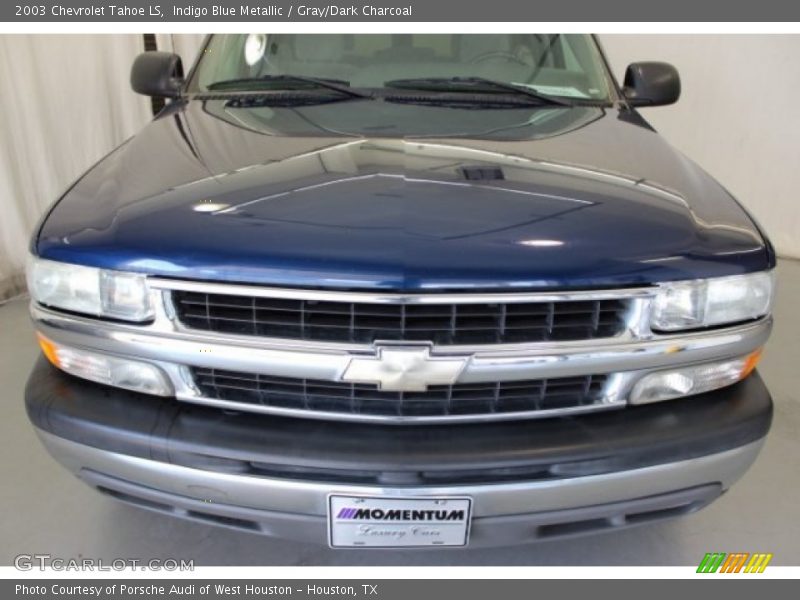Indigo Blue Metallic / Gray/Dark Charcoal 2003 Chevrolet Tahoe LS