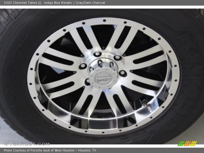 Indigo Blue Metallic / Gray/Dark Charcoal 2003 Chevrolet Tahoe LS