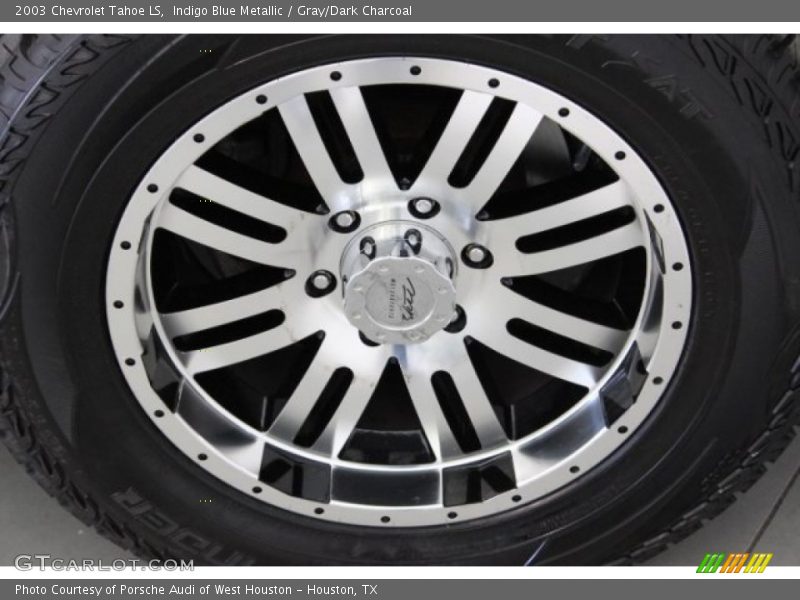 Indigo Blue Metallic / Gray/Dark Charcoal 2003 Chevrolet Tahoe LS