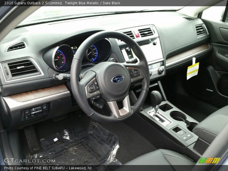 Twilight Blue Metallic / Slate Black 2016 Subaru Outback 2.5i Limited