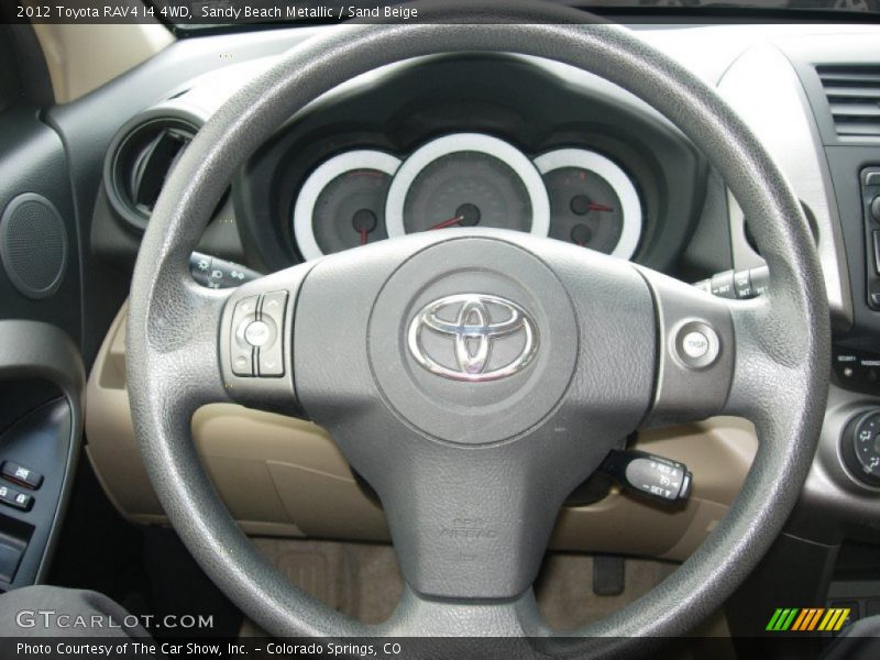 Sandy Beach Metallic / Sand Beige 2012 Toyota RAV4 I4 4WD