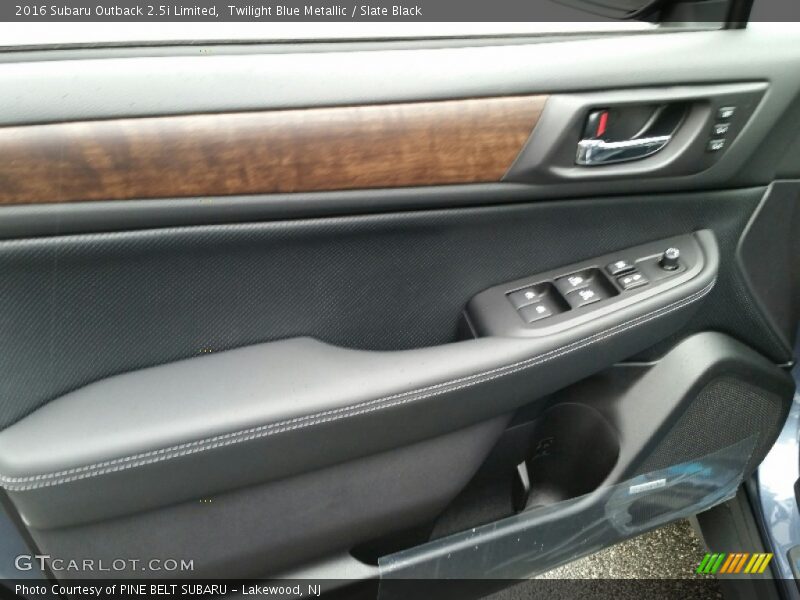 Twilight Blue Metallic / Slate Black 2016 Subaru Outback 2.5i Limited