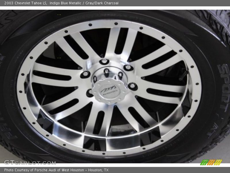 Indigo Blue Metallic / Gray/Dark Charcoal 2003 Chevrolet Tahoe LS