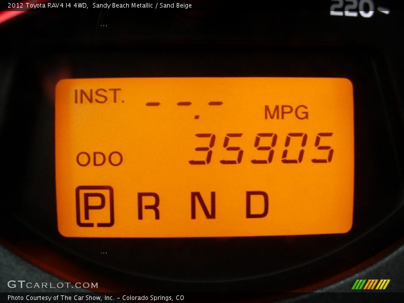 Sandy Beach Metallic / Sand Beige 2012 Toyota RAV4 I4 4WD