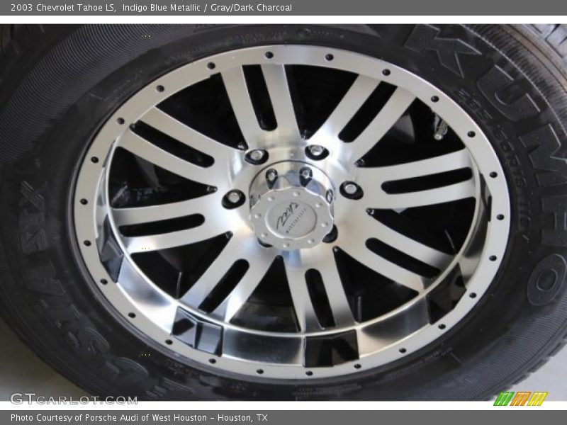 Indigo Blue Metallic / Gray/Dark Charcoal 2003 Chevrolet Tahoe LS