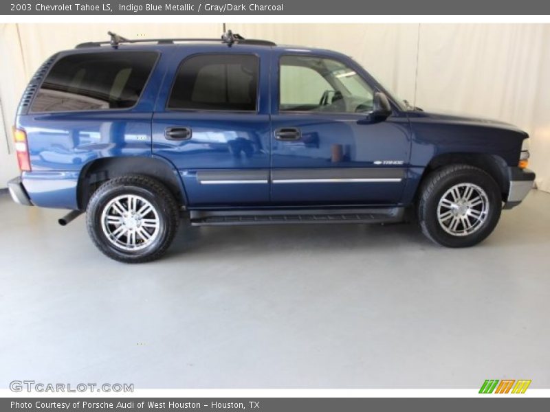 Indigo Blue Metallic / Gray/Dark Charcoal 2003 Chevrolet Tahoe LS
