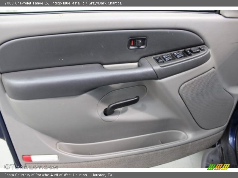 Indigo Blue Metallic / Gray/Dark Charcoal 2003 Chevrolet Tahoe LS